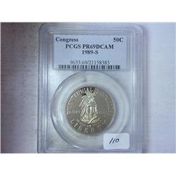 1974-S IKE DOLLAR (BROWN PACK) SILVER, PROOF