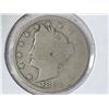Image 1 : 1891 LIBERTY "V" NICKEL