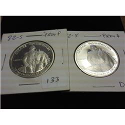 2-1982-S WASHINGTON HALF DOLLARS PROOF