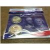 Image 1 : WASHINGTON DOLLAR COIN & 1ST SPOUSE MEDAL SET