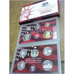 2000 US SILVER PROOF SET