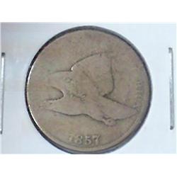 1857 FLYING EAGLE CENT