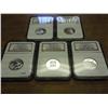 Image 1 : ALL 5-2008-S SILVER STATE QUARTERS ALL NGC