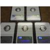 Image 2 : ALL 5-2008-S SILVER STATE QUARTERS ALL NGC
