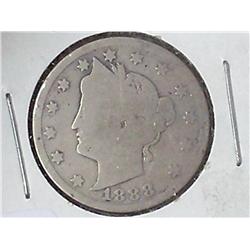 1888 LIBERTY "V" NICKEL (GOOD)