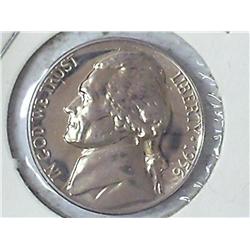 1956 JEFFERSON NICKEL PROOF