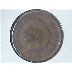 1908 INDIAN HEAD CENT (EF+)