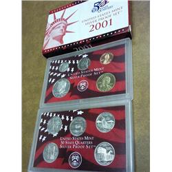2001 US SILVER PROOF SET