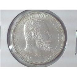 1908-F GERMANY WURTTEMBORG 2 MARK (UNC)