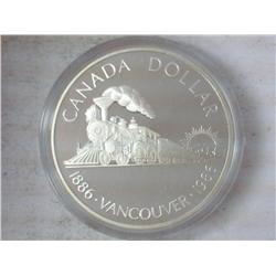1986 CANADA VANCOUVER $ (PROOF) .3750 OZ. ASW