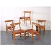 Image 1 : Hans J. Wegner chairs, set of 6, Denmark c. 1950 