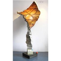 Randall D. Oldrieve: The amazing Vortex with the full moon and the setting sun 2009