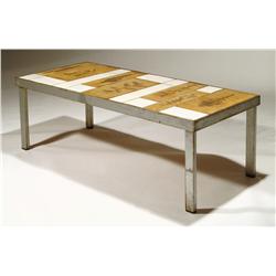 Roger Capron Coffee table, Vallauris, France, circa 1950