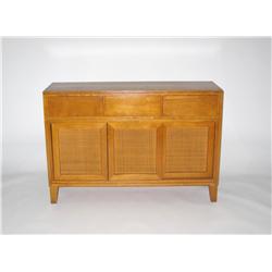 Russel Wright credenza with sliding doors c.1950
