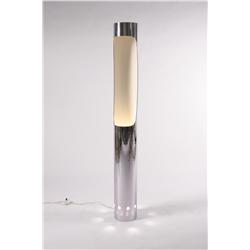 Mid Century Modern Tall Cylinder lamp, USA 1970's