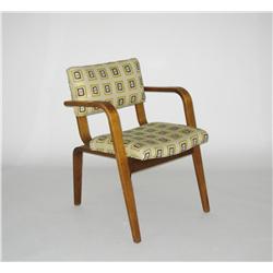 Mid Century Modern Thonet single bent wood chair c. 1950