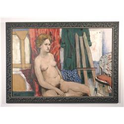 Hal Frater: Nude in the Studio 1974