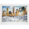Image 1 : Kamil Kubik, Skating in Central Park, Signed Print 
