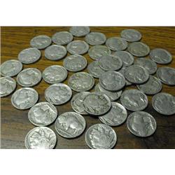 Nice Circulated Buffalo Nickel Roll