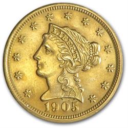 A $ 2.5 Dollar Gold US Minted Coin