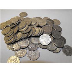 Lot of $ 10 Face Value 90% Silver Dimes