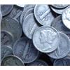 Image 1 : Lot of 100 Mercury Dimes- Circulated-