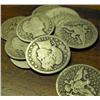 Image 1 : Lot of 10 Barber Quarter Dollars-Circulated