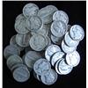 Image 1 : Roll of Mercury Dimes g-xf grades- 50 Coins