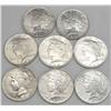 Image 1 : Lot of 8 Uncirculated Peace Dollars - 1924