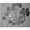 Image 1 : Lot of 50 V Nickels- Circulated Coins-1883-1912