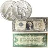 Image 1 : 1928 S Peace Silver Dollar VF & 1928 Funnyback