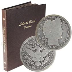 U.S. Barber Quarter Date Set Good