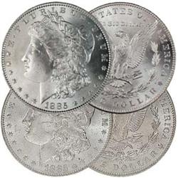 1885-P&O U.S. Morgan Silver Dollars