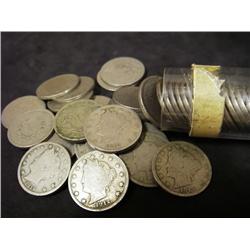 50 V Nickels- Circulated- ag to good