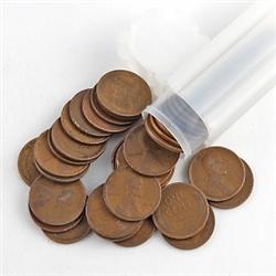 Lot of 50 Wheat Cents