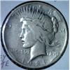 Image 1 : Circulated Good Grade First year Peace Dollar