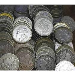 Large Lot of 300 Morgan Silver Dollars-