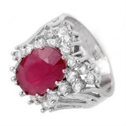 4.62 ctw Ruby & Diamond Ring 14K