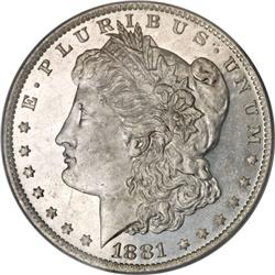 1881 - O Morgan Silver Dollar -