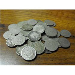 Lot of 50 V Nickels- Circulated