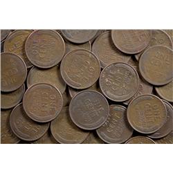 Lot of 100 Wheat Pennies