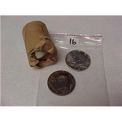 Roll 20 Kennedy Half $ 1964D