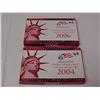 Image 1 : 2 Silver Proof Sets: 2004, 2006