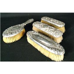 Sterling Reposse' dresser brushes -4