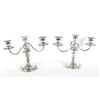 Image 1 : Sterling candelabras - Pair
