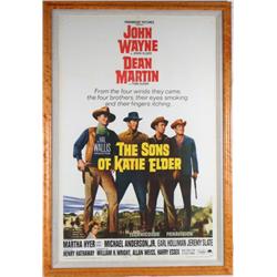 Dean Martin & John Wayne movie poster Sons of Kathie Elm