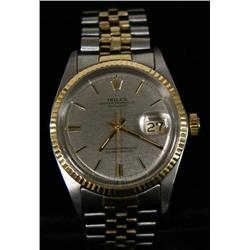 Rolex Stainless & Gold Oyster Perpetual-Date Just