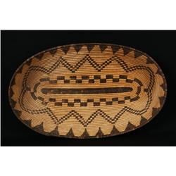 Apache oval basket - 22"  unusual oval shape