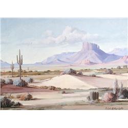Ralph Arthur Lytle (1882-1959)  20"x24" o/c Desert Landscape