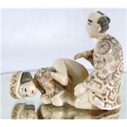 Shunga Netsuke Japanese erotic carved figures -2